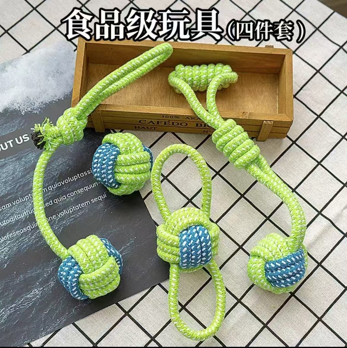 dog toy | chew rope strong and bite-resistant dog teething stick
