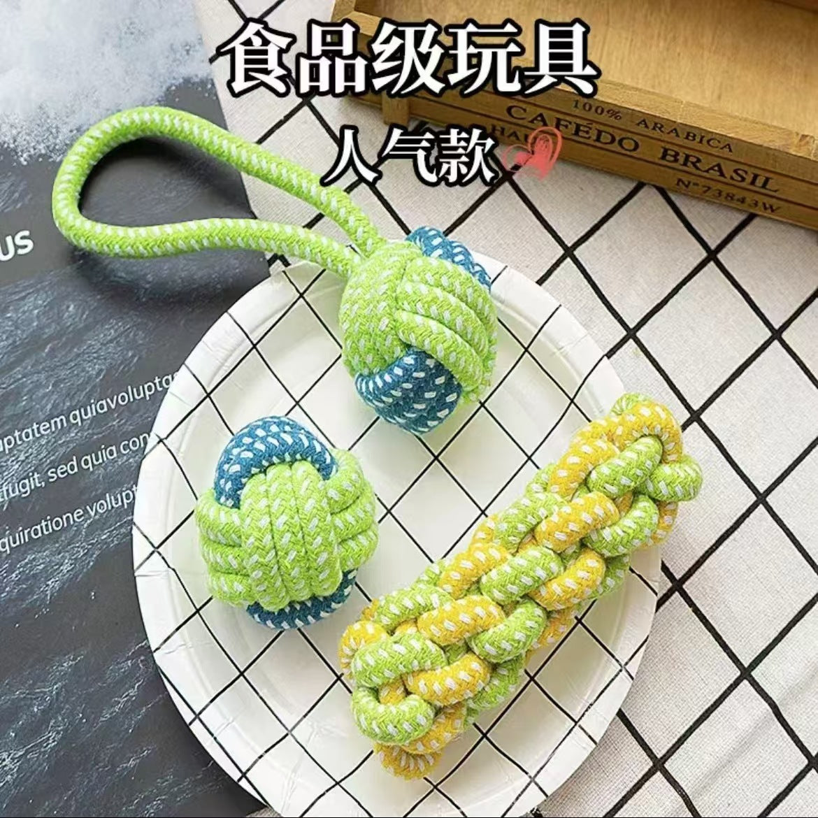 dog toy | chew rope strong and bite-resistant dog teething stick