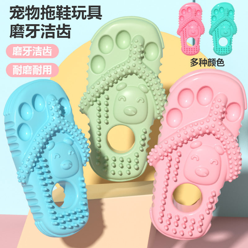 Slippers Shaped Teething Stick Dog Toy | Chewable Cat and Dog Toy