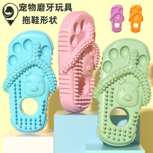 Slippers Shaped Teething Stick Dog Toy | Chewable Cat and Dog Toy