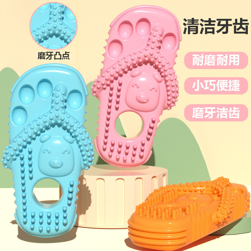Slippers Shaped Teething Stick Dog Toy | Chewable Cat and Dog Toy
