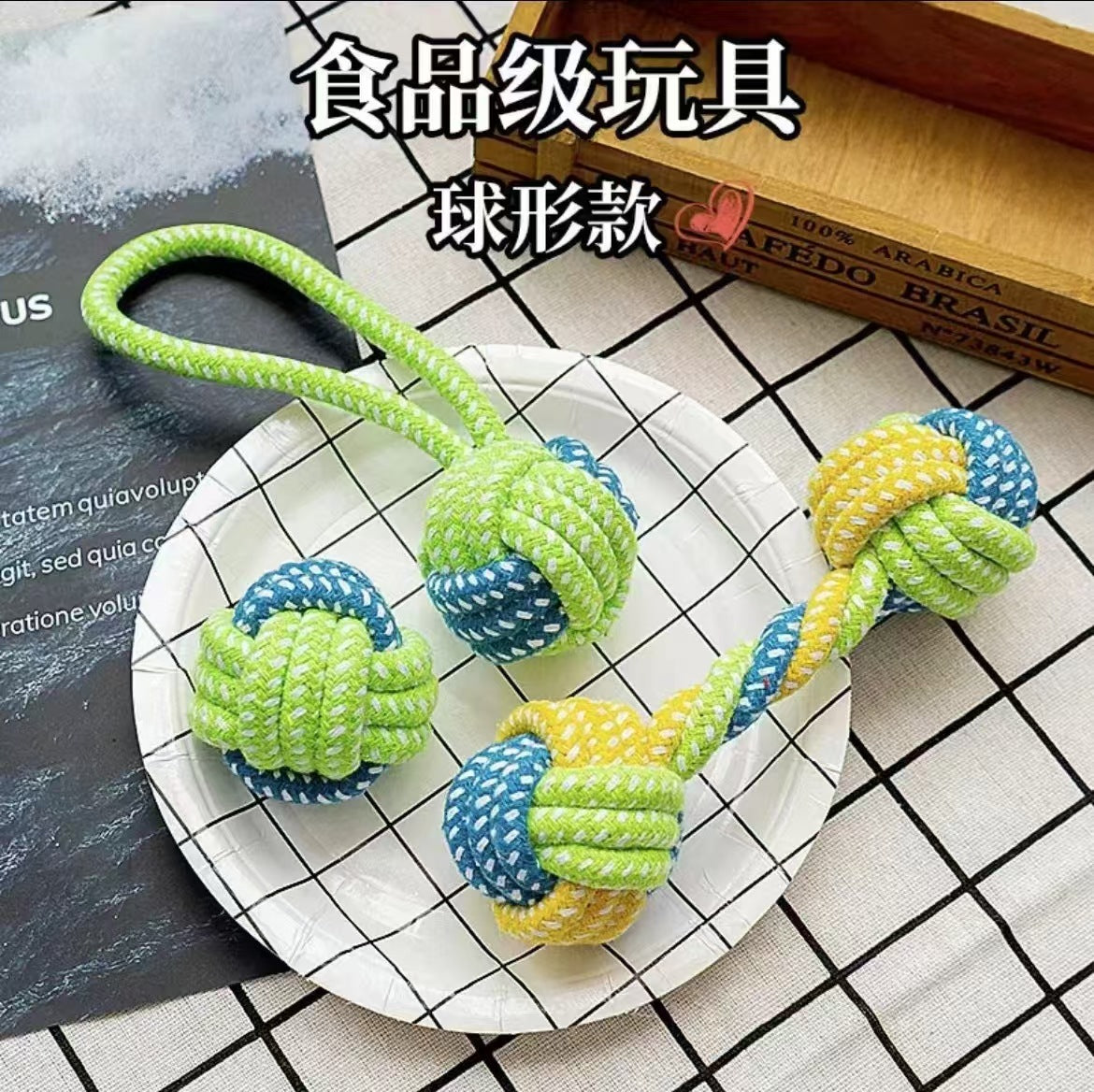 dog toy | chew rope strong and bite-resistant dog teething stick