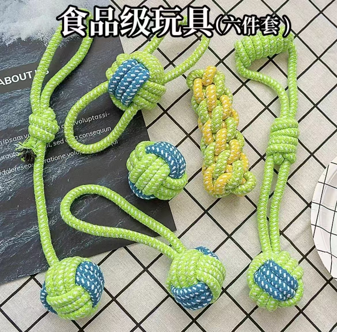 dog toy | chew rope strong and bite-resistant dog teething stick